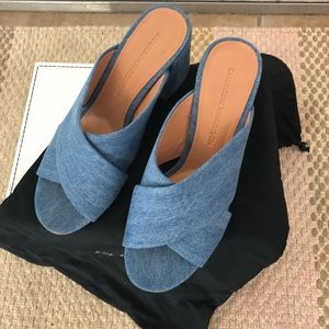 SIGERSON MORRISON Denim Sandals Size 36.5